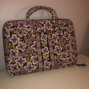 Vera Bradley Plum Petals Laptop Case